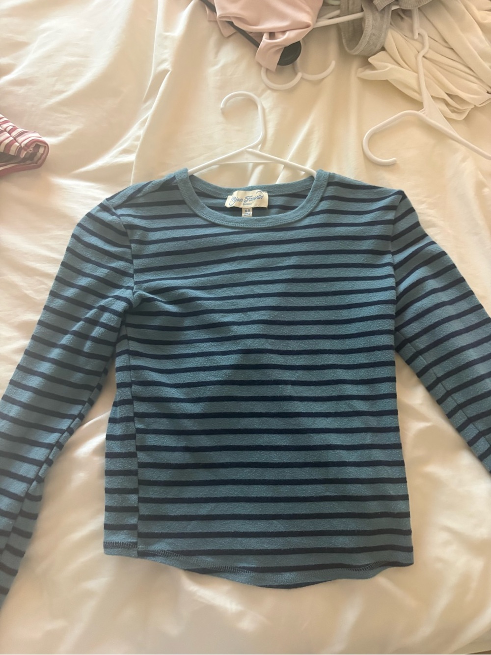 PacSun Blue & Navy Striped Long-Sleeve Tee